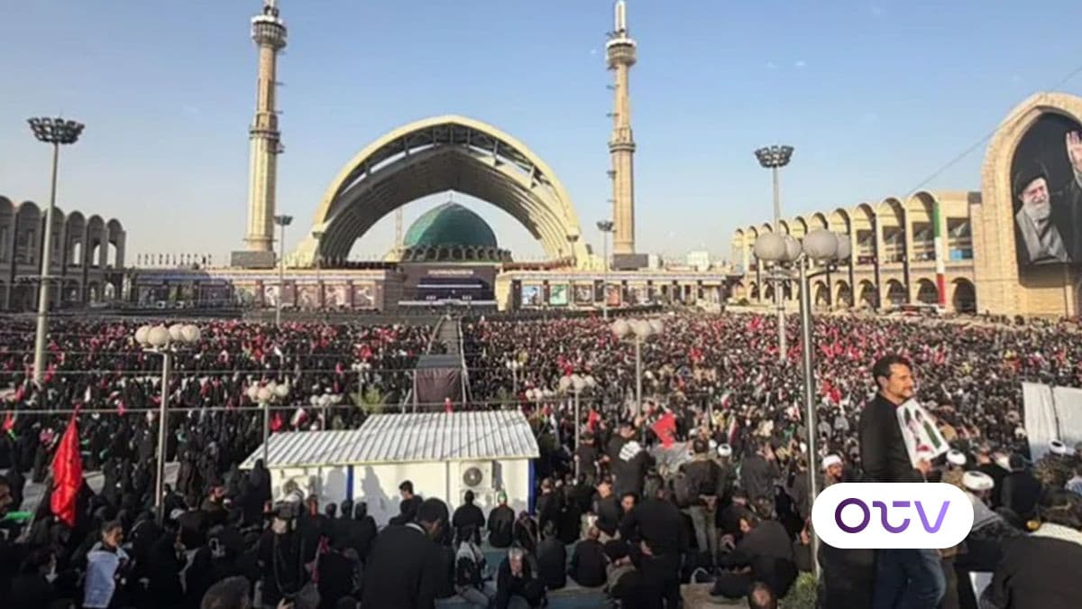 مراسم تشييع المرشد الايراني علي خامنئي